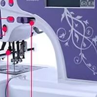 Home Textile Industry - Profesyonel Dijital Nakış Makinesi, Tekstil için