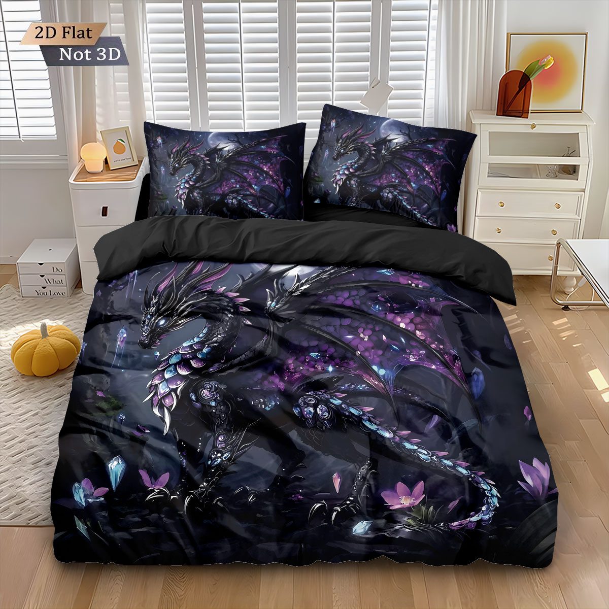 Home Textiles Bedding - 3 adet Kutsal Batı Ejderha Mührü