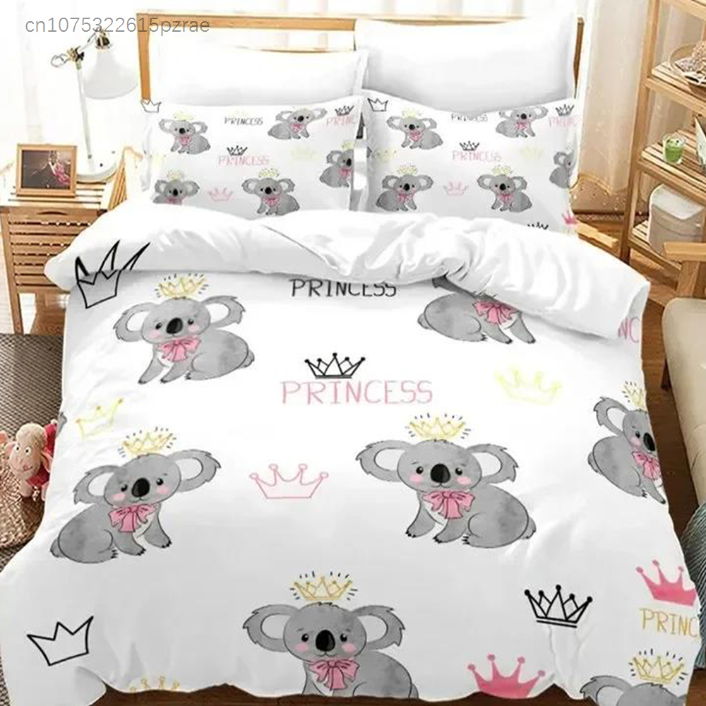 Home Textiles Bedding - Lüks Yeni 3D Baskı Karikatür Koala
