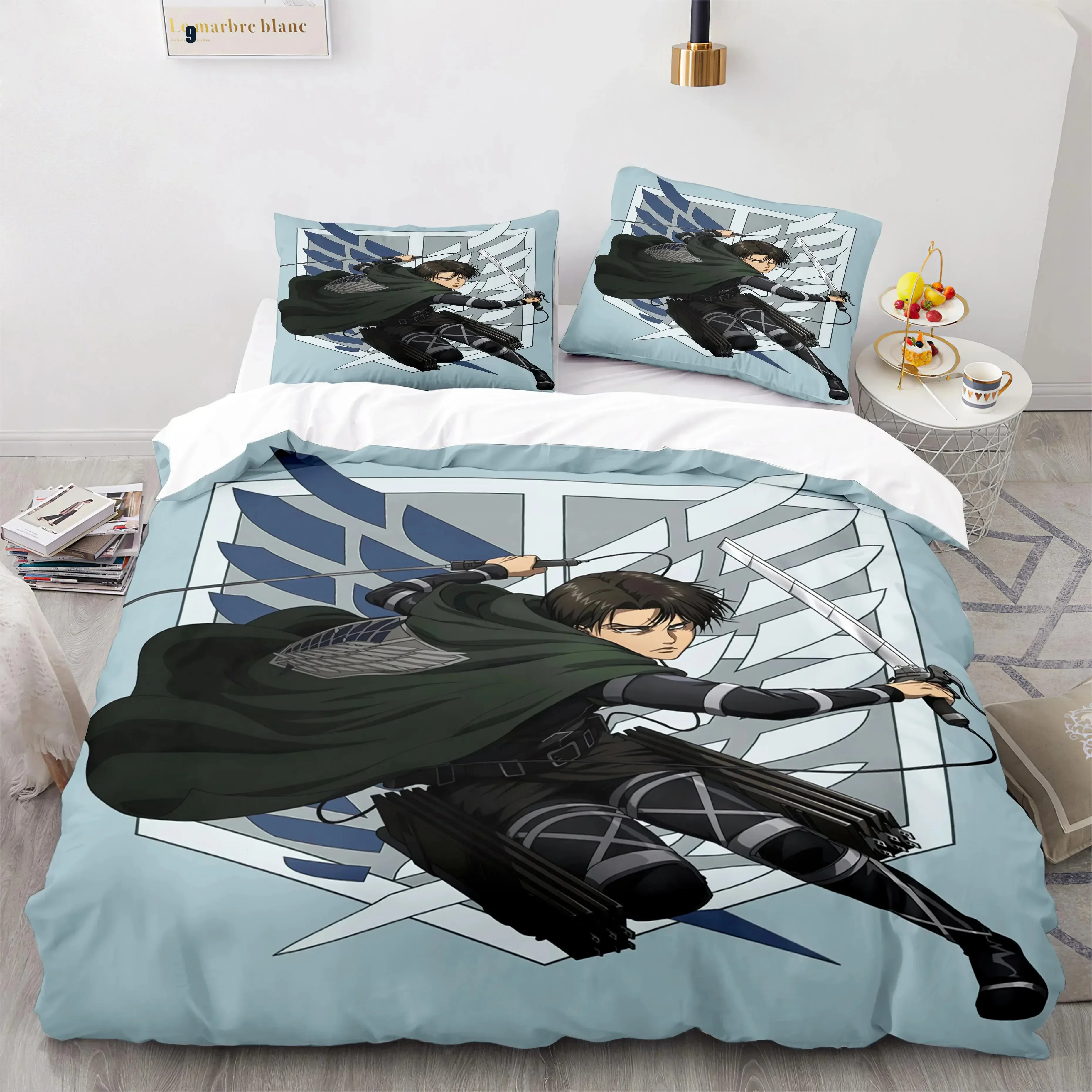 Home Textiles Bedding - Anime Attack On Titan Ev Tekstili