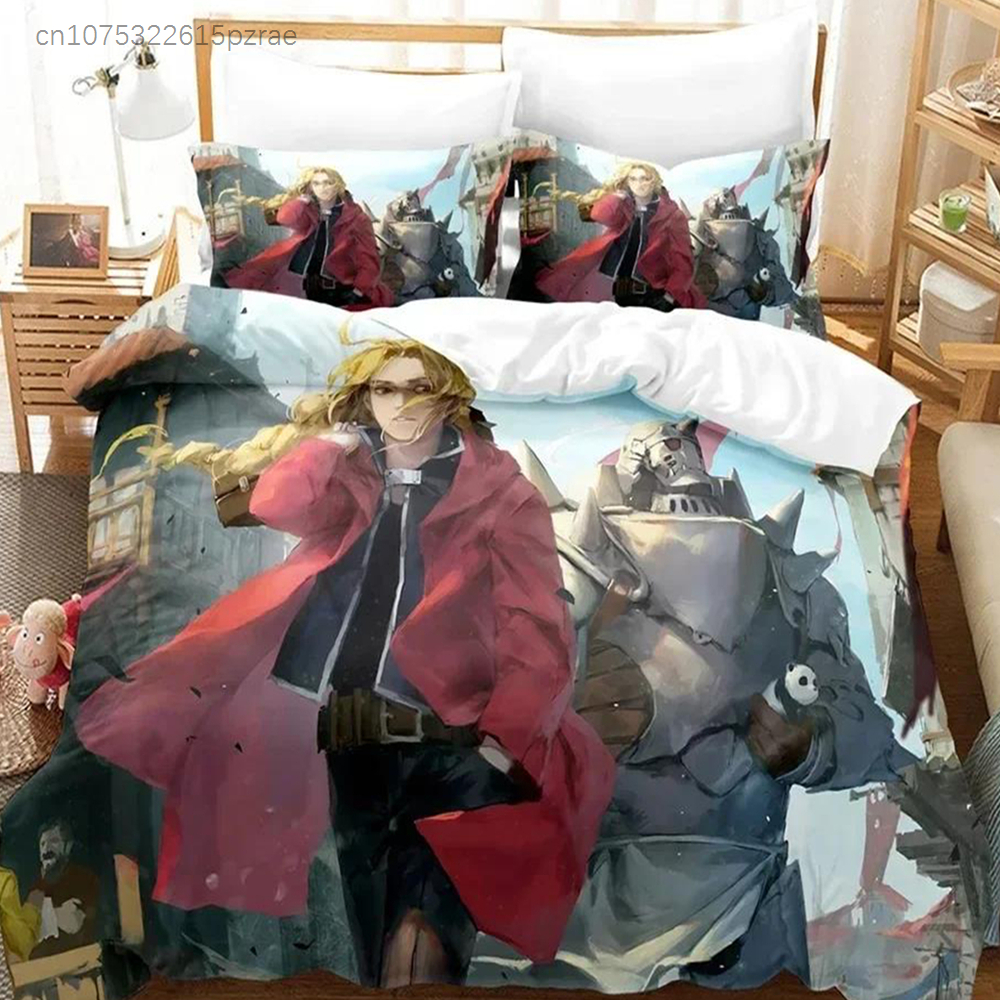 Home Textiles Bedding - Anime Fullmetal Alchemist Yatak Örtüsü Seti