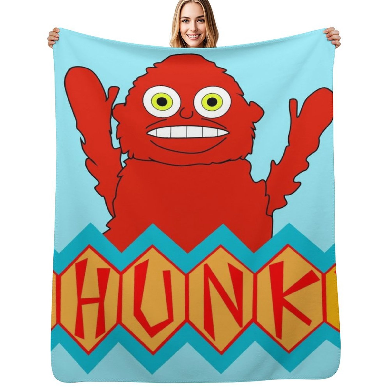 Throw Blanket Chunky Knit - Kalın Örme Battaniye Kolay Bakımlı Rahat