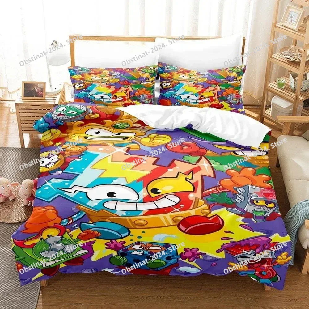 Home Textiles Bedding - 3D Baskı Anime Süper Zings nevresim
