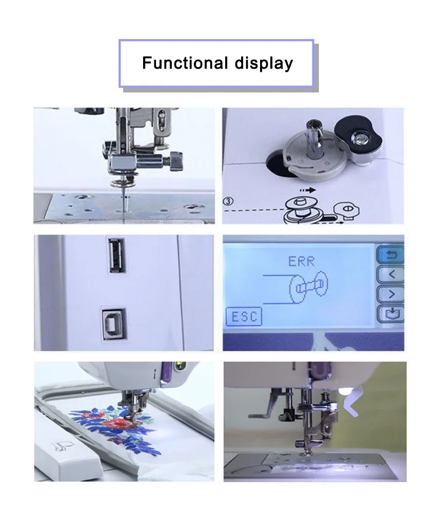 Profesyonel Dijital Nakış Maki - Home Textile Industry incelemesi ve fiyatı