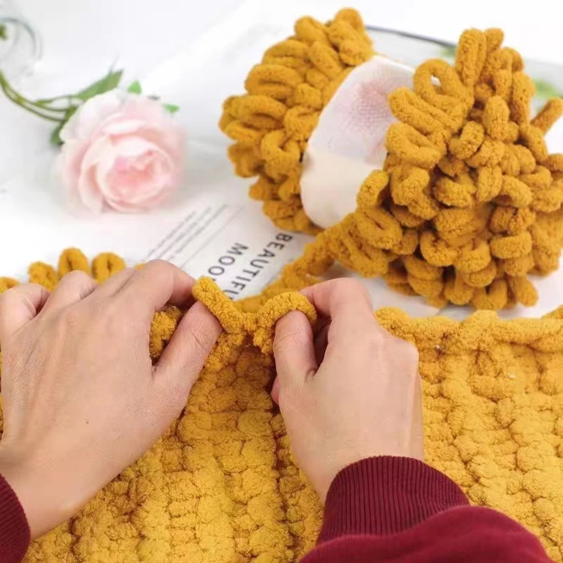 100g/Top Parmak Döngü Iplik Ip - Throw Blanket Chunky Knit incelemesi ve fiyatı