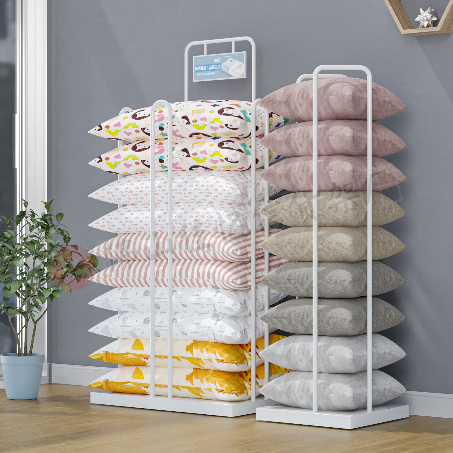 Ev Tekstili Sergi Rafı Yastık  - Home Textiles Factory incelemesi ve fiyatı