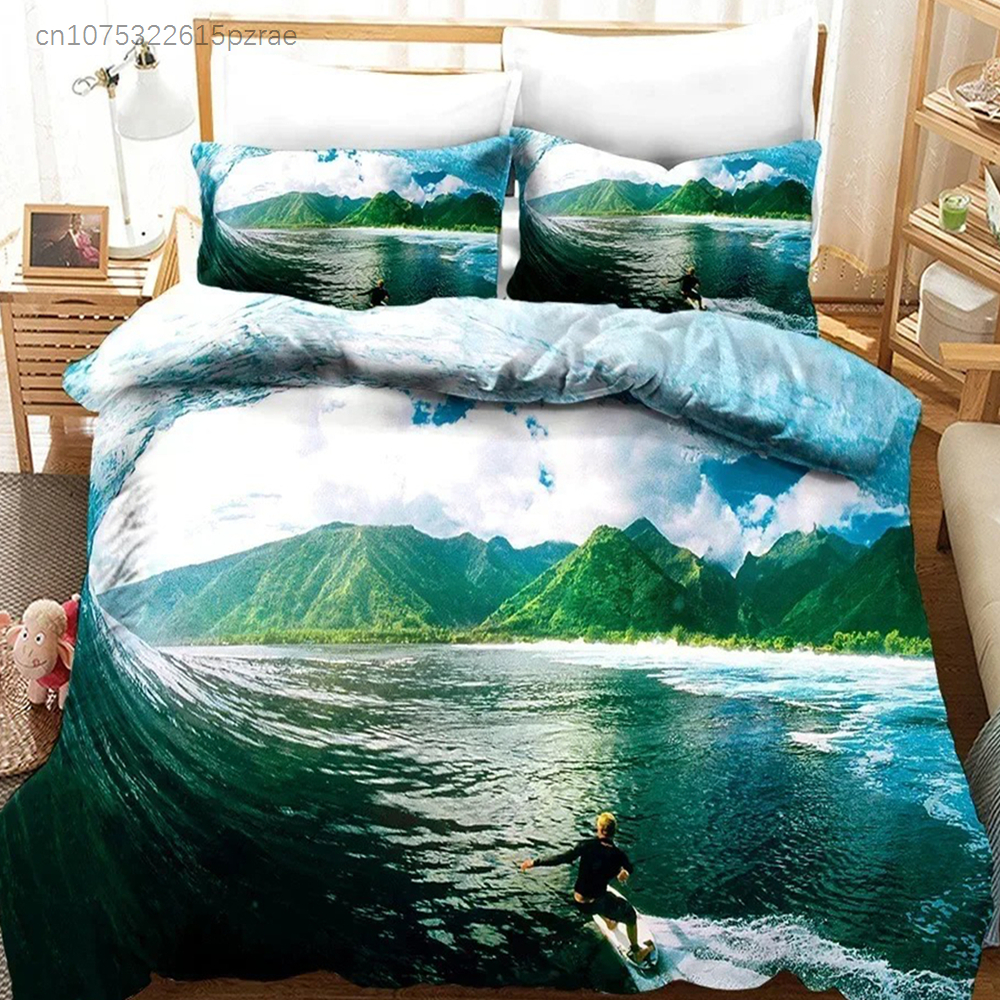 Plaj Sörfü Yatak Örtüsü Seti M - Home Textiles Bedding incelemesi ve fiyatı