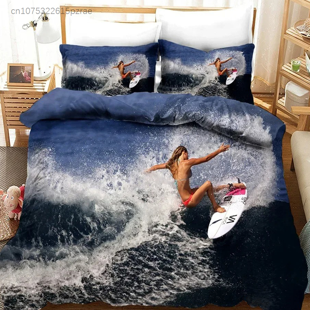 Plaj Sörfü Yatak Örtüsü Seti M - Home Textiles Bedding incelemesi ve fiyatı