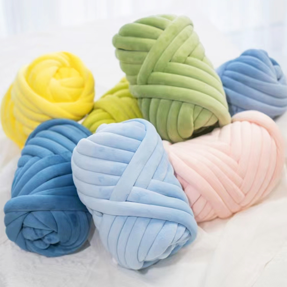 500G Süper Kadife Tıknaz Iplik - Throw Blanket Chunky Knit incelemesi ve fiyatı