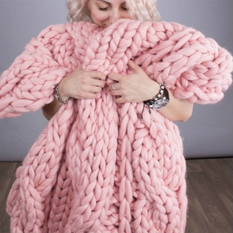 Moda el tıknaz örgü battaniye  - Throw Blanket Chunky Knit incelemesi ve fiyatı