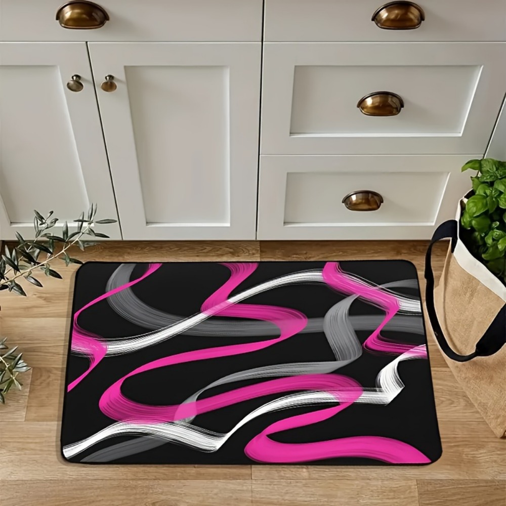 Sıcak Pembe ve Gri Siyah Geome - Hot Home Of Textiles incelemesi ve fiyatı