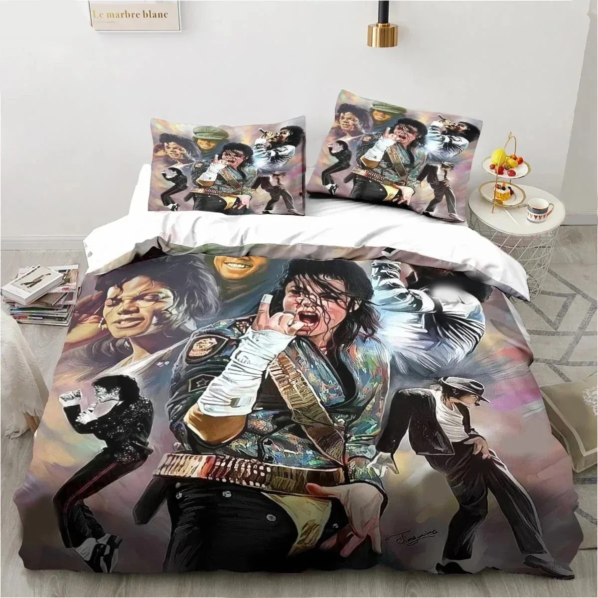 3D Baskılı Michael Jackson Yat - Home Textiles Bedding incelemesi ve fiyatı