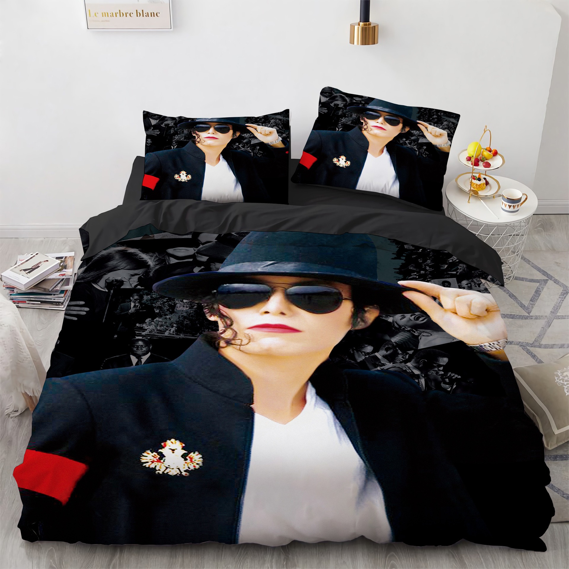 3D Baskılı Michael Jackson Yat - Home Textiles Bedding incelemesi ve fiyatı