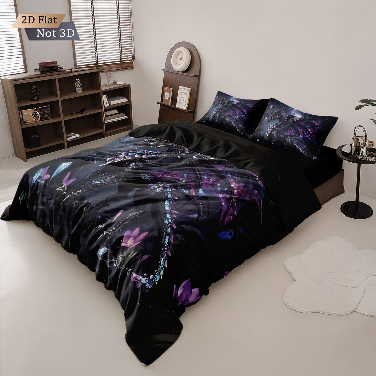 3 adet Kutsal Batı Ejderha Müh - Home Textiles Bedding incelemesi ve fiyatı