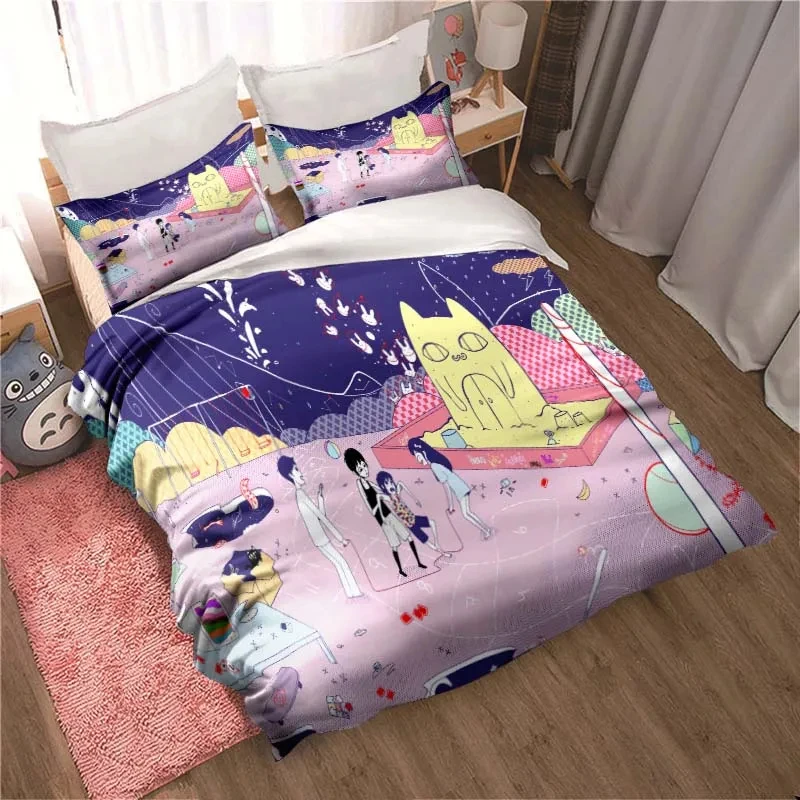 Moda 3D Baskılı Anime Omori Ya - Home Textiles Bedding incelemesi ve fiyatı