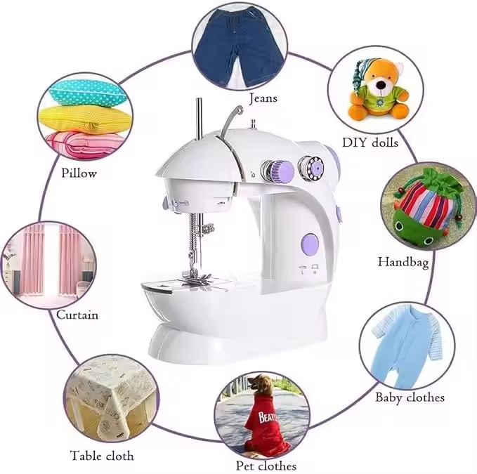 Mini Elektrikli Ev Tipi Dikiş  - Home Textile Industry incelemesi ve fiyatı